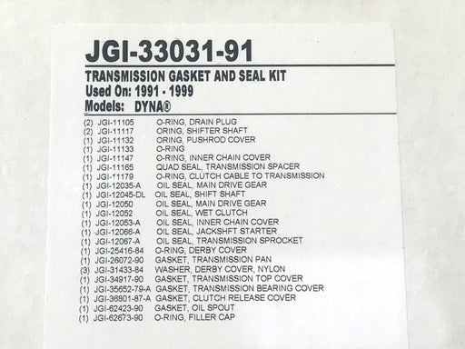 Transmission Gasket Kit. Fits Dyna 1991-1998.