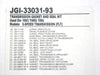 Transmission Gasket Kit. Fits Touring 1993-1998.