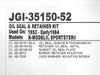 Sprocket Shaft Seal & Retainer Kit. Fits Sportster 1952-1983.