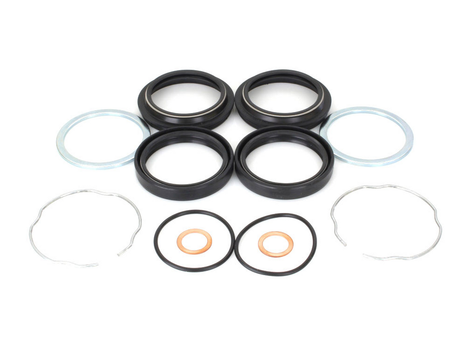 49mm Fork Seal Kit. Fits Dyna 2006-2017, Rocker 2008-2011, V-Rod 2002-2011, Touring 2014up, Breakout 2013up & Some Softail 2018up