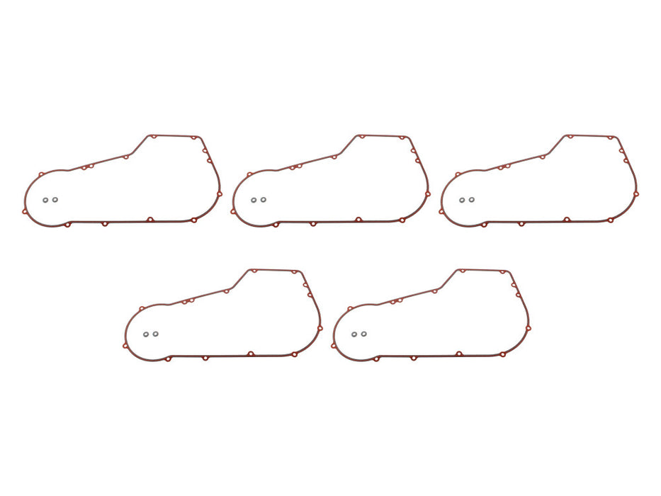 Primary Cover Gasket - Pack of 5. Fits Softail 1994-2006 & Dyna 1994-2005.