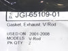 Exhaust Gasket Kit. Fits V-Rod 2002-2008.