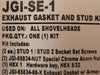 Exhaust Gasket Kit. Fits Big Twin 1966-1984.