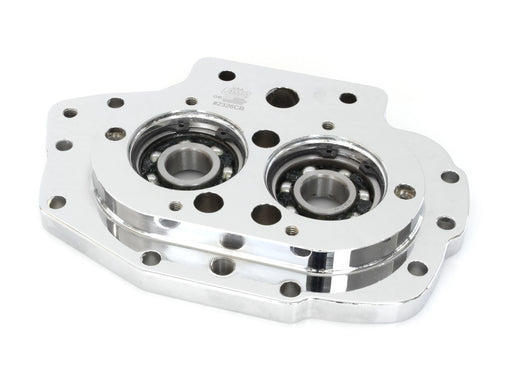 Transmission Trap Door with Exhaust Mounting Hole. Fits 5Spd Big Twin 1999-2006