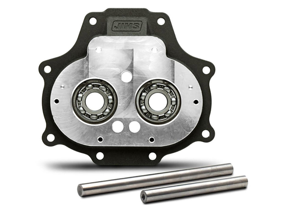 Trapdoor with Wide Bearing Upgrade - Black. Fits Big Twin 2007up with OEM 6 Speed Transmission.