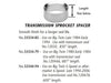 Main Drive Seal Spacer. Fits 5Spd Big Twin 1984-1993.