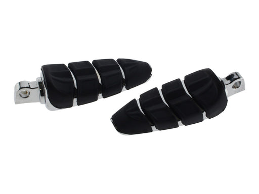 Kinetic Footpegs with Male Mounts - Chrome.