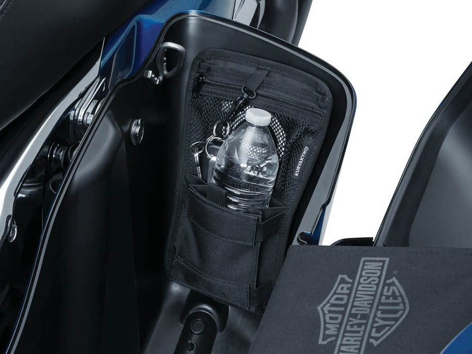 Internal Saddlebag Organizer - Black. Fits Touring with OEM Hard Saddlebags.