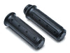 Heavy Industry Handgrips - Black. Fits Big Twin 2008-2024 with Throttle-by-Wire