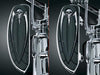 Front Floorboard Relocation Brackets - Chrome. Fits FL Softail 2000-2017.