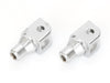 Front Footpeg Mounts - Chrome. Fits Honda & Suzuki.