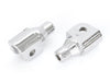 Front Footpeg Mounts - Chrome. Fits Honda & Suzuki.