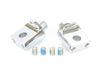 Non-Pivoting Splined Adapter - Chrome. Fits ISO Boards in Place of HD Style Male Peg.