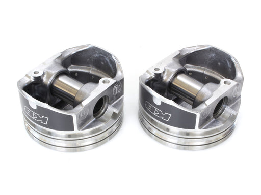 Std Flat Top Pistons with 9.3:1 Compression Ratio. Fits Twin Cam 1999-2006 with Big Bore 88ci to 95ci Conversion.