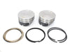Std Flat Top Pistons with 9.3:1 Compression Ratio. Fits Twin Cam 1999-2006 with Big Bore 88ci to 95ci Conversion.