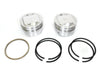 Std Dome Top Pistons with 10.5:1 Compression Ratio. Fits Twin Cam 1999-2006 with Big Bore 88ci to 95ci Conversion.