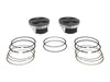 Std Pistons with 11.4:1 Compression Ratio. Fits Milwaukee-Eight 2017up with Big Bore 107ci to 124ci 4.250in. Cylinders.