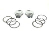 +.010in. Dome Top Pistons with 10.0:1 Compression Ratio. Fits CVO Twin Cam 2007-2017 with 110ci Engine & 'S' Models with 110ci Engines.