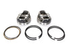+.010in. Dome Top Pistons with 10.5:1 Compression Ratio. Fits Twin Cam 1999-2006 88ci to 95ci Conversion.