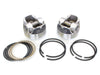 +.010in. Dome Top Pistons with 10.5:1 Compression Ratio. Fits Big Twin 1984-1999.