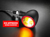 Bullet 1000 DF LED Turn Signal - Amber Turn - Red Run/Brake - Black.