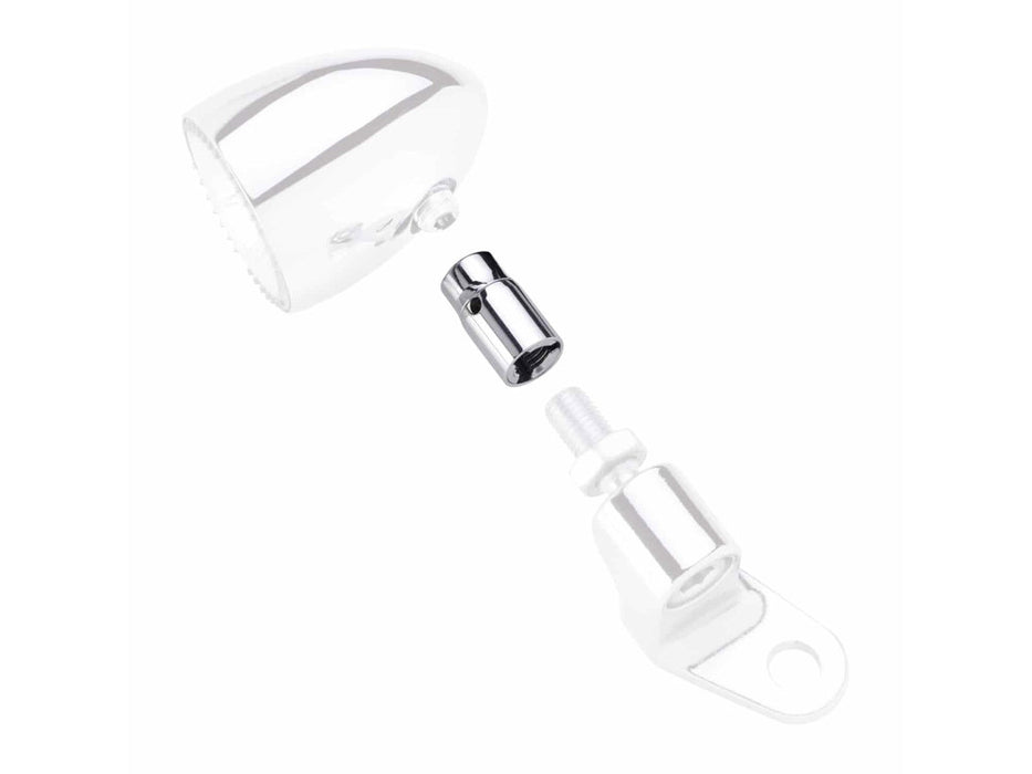 Adapter. For Kellermann Bullet 1000 Turn Signals to HD Hand Controls - Chrome.