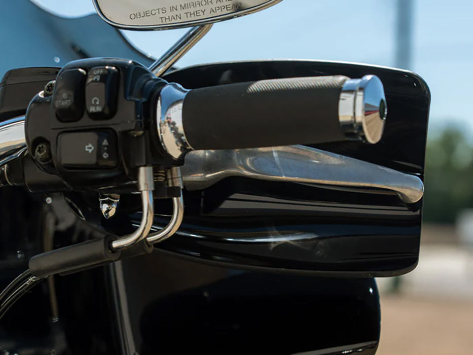 Handguards - Black. Fits CVO Touring 2023up, Street Glide & Road Glide 2024up, Touring 2025up