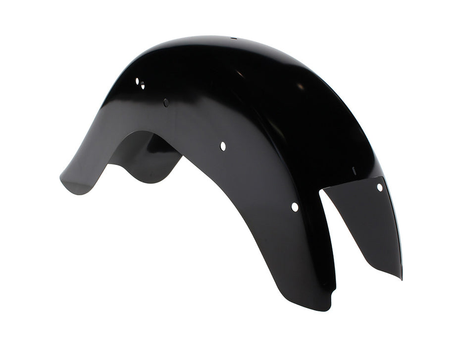 4in. Stretched Stocker Benchmark Rear Fender. Fits FL Softail 1986-2017 using Stock FLSTC Style Taillight.