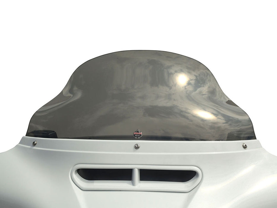 10.5in. Flare Windshield - Dark Smoke. Fits Electra Glide, Tri Glide & Street Glide 2014-2023