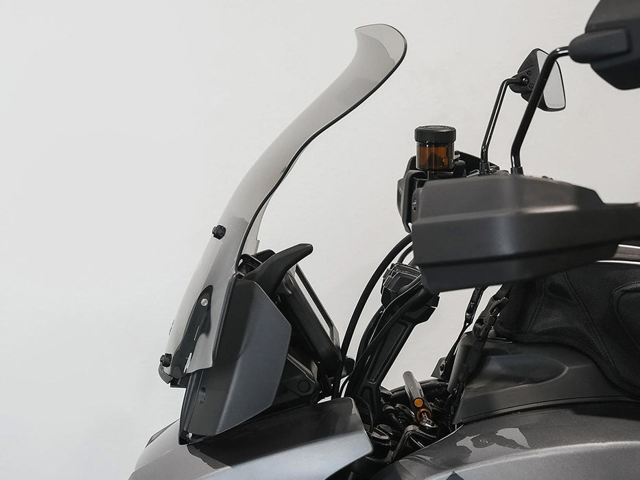 15.5in. Flare Windshield - Tinted. Fits Pan America 2021up.