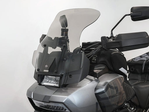 15.5in. Flare Windshield - Tinted. Fits Pan America 2021up.
