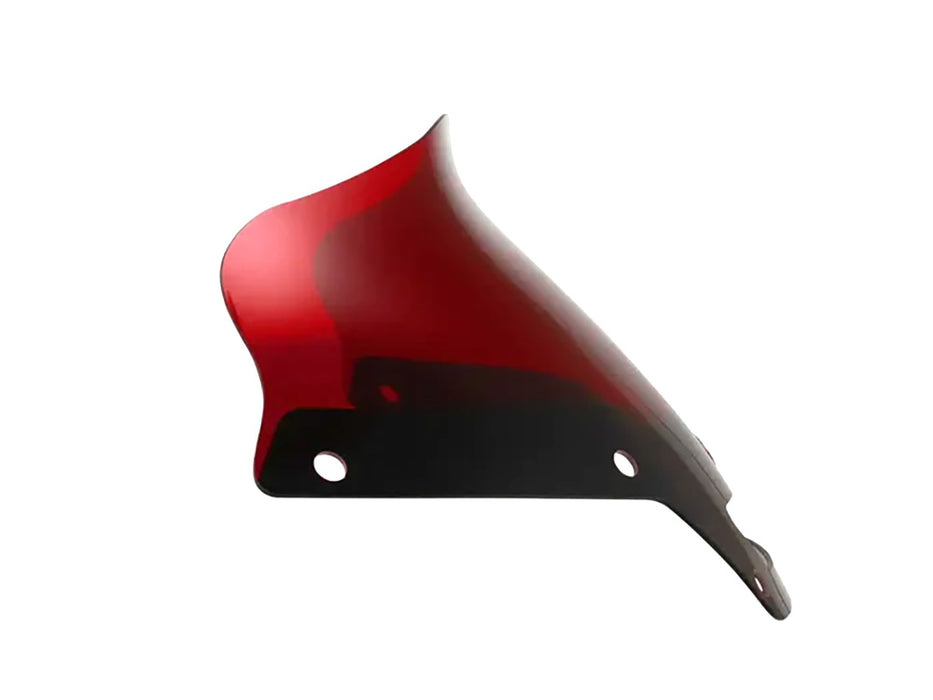 6in. Flare Windshield - Red. Fits Low Rider ST 2022up