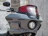 6in. Flare Windshield - Red. Fits Low Rider ST 2022up