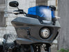 6in. Flare Windshield - Blue. Fits Low Rider ST 2022up