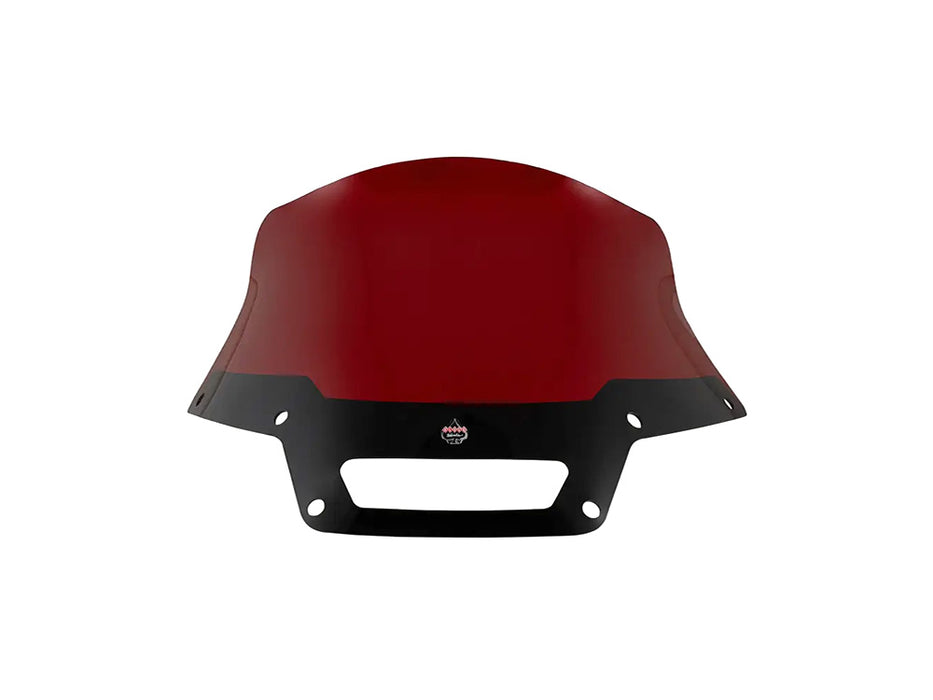 8in. Flare Kolor Windshield - Red. Fits Low Rider ST 2022up
