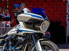 8in. Flare Kolor Windshield - Blue. Fits Low Rider ST 2022up