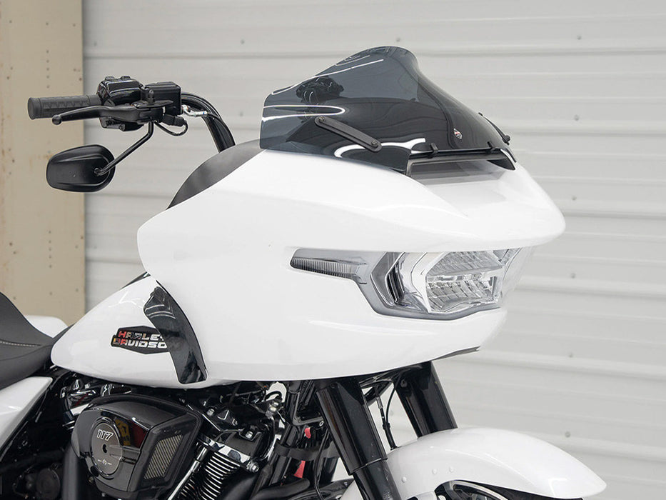 10in. Sports Flare Windshield - Dark Smoke. Fits CVO Road Glide 2023up & Road Glide 2024up