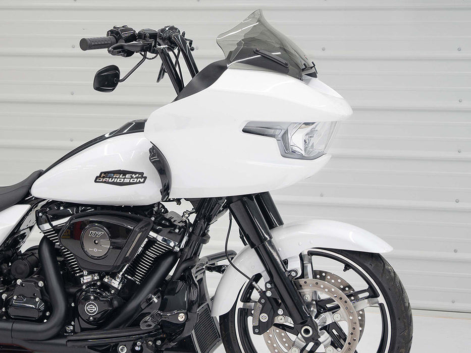 10in. Sports Flare Windshield - Tinted. Fits CVO Road Glide 2023up & Road Glide 2024up
