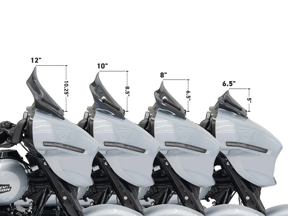8in. Flare Windshield - Tinted. Fits CVO Street Glide 2023up & Street Glide 2024up
