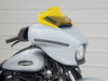 8in. Flare Kolor Windshield - Yellow. Fits CVO Street Glide 2023up & Street Glide 2024up