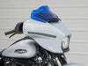 8in. Flare Kolor Windshield - Blue. Fits CVO Street Glide 2023up & Street Glide 2024up