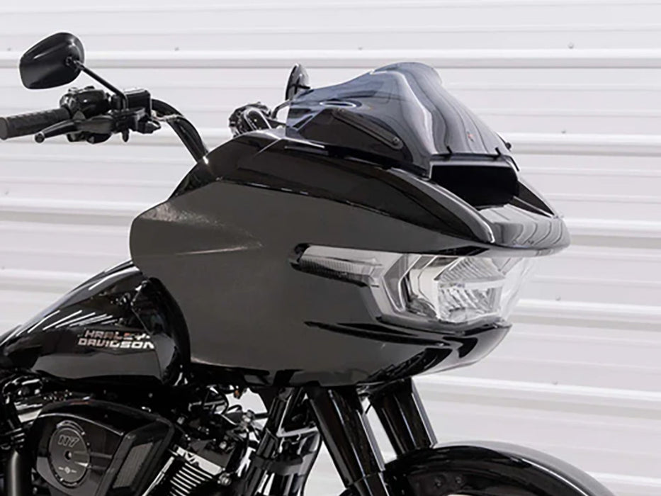 8in. Sports Flare Windshield - Black. Fits CVO Road Glide 2023up & Road Glide 2024up