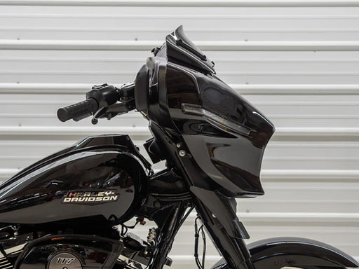 6.5in. Flare Windshield - Black. Fits CVO Street Glide 2023up & Street Glide 2024up