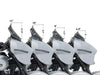 6.5in. Flare Windshield - Dark Smoke. Fits CVO Street Glide 2023up & Street Glide 2024up