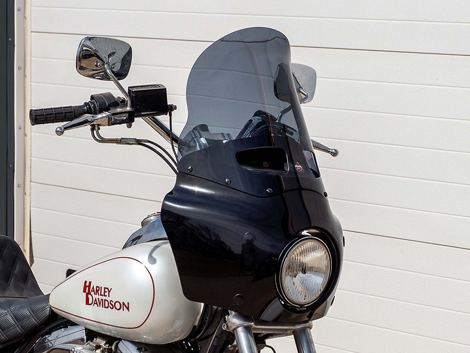 Flare Road Warrior Windshield - 15in. Black Smoke. Fits Road Warrior Fairing