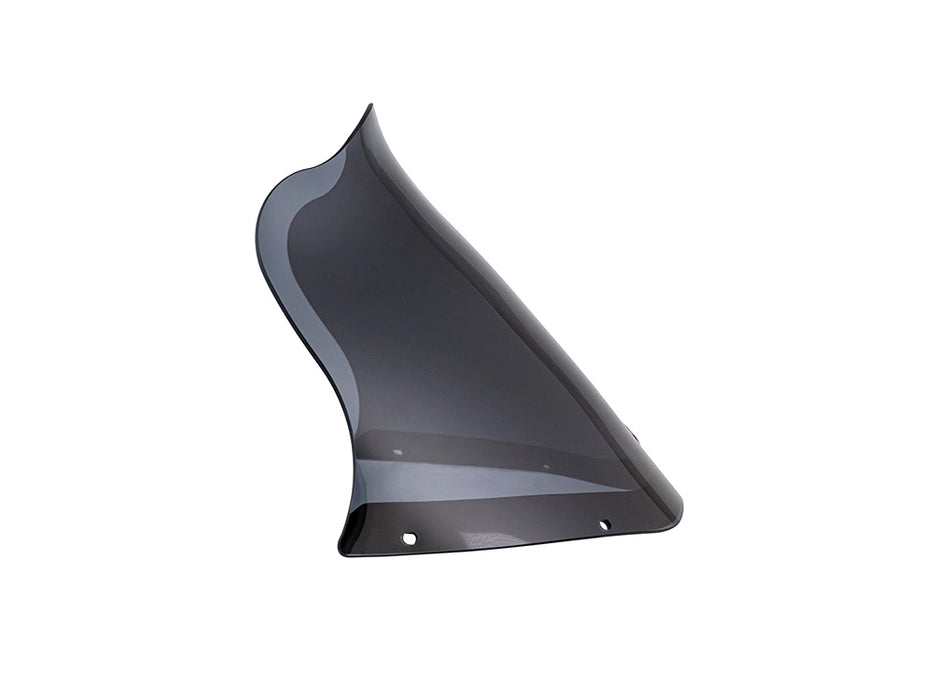 Flare S-RT Windshield - 12.5in. Black Smoke. Fits Saddlemen S-RT Mini Fairing