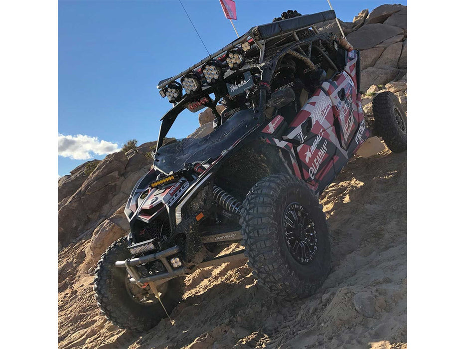 UTV Flare Windshield - Dark Smoke. Fits Can Am Maverick X3 2017up.