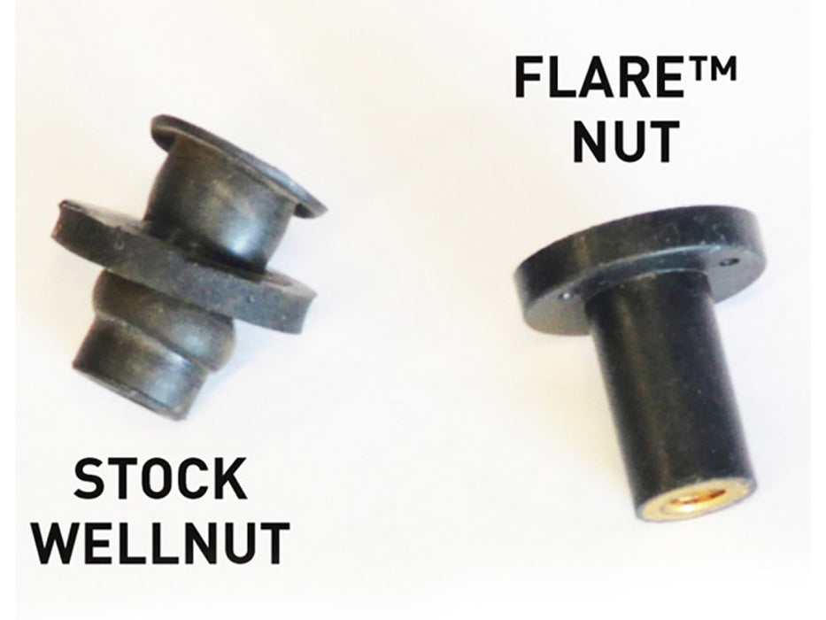 Windshield Flare Nuts - Pack of 5. Fits Road Glide 1998-2013