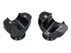 2in. Pullback Riser Bottoms - Gloss Black. Fits 2018up Breakout with 1-1/4in. Handlebar.