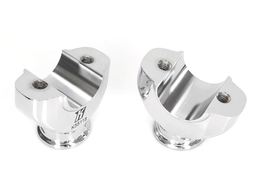 2in. Pullback Riser Bottoms - Chrome. Fits 2018up Breakout with 1-1/4in. Handlebar.